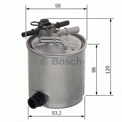 F026402019 Bosch filtro de combustible