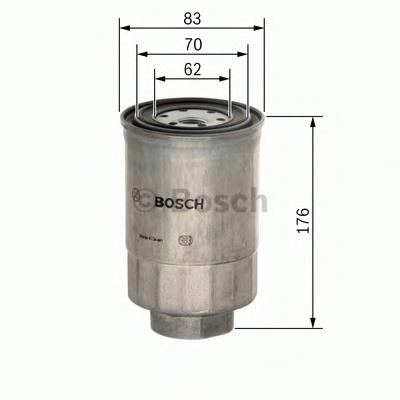 Filtro combustible F026402071 Bosch