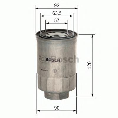 Filtro de combustible F026402063 Bosch