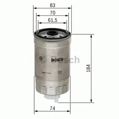 Comprar 1457434293 Bosch Filtro diesel