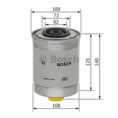 1457434185 Bosch filtro combustible