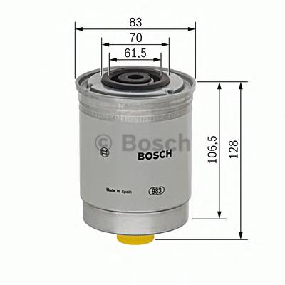 1457434280 Bosch filtro de combustible