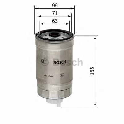 Filtro de combustible 1457434439 Bosch