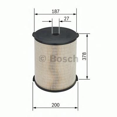 Filtro de aceite F026407054 Bosch