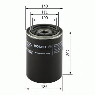 Filtro de aceite F026407056 Bosch