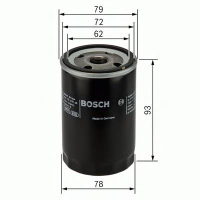 Filtro de aceite 0451103363 Bosch