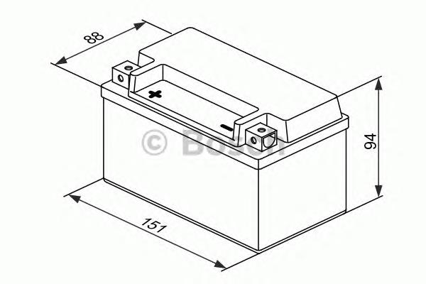 YTX7ABS Exide Batería Start-Stop
