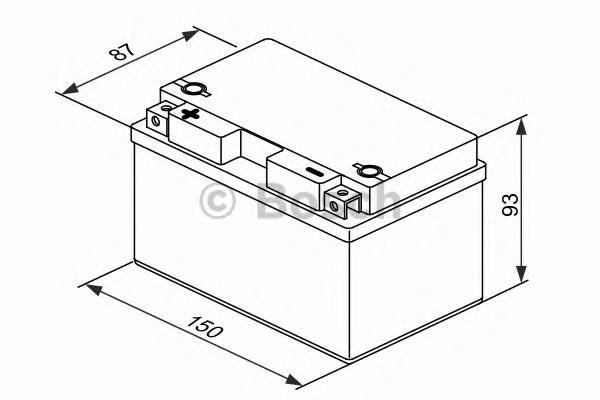 0092M60110 Bosch Batería Start-Stop