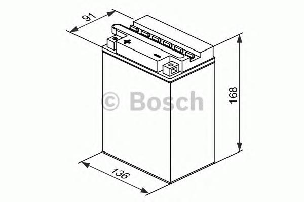 Batería de arranque 0092M4F350 Bosch