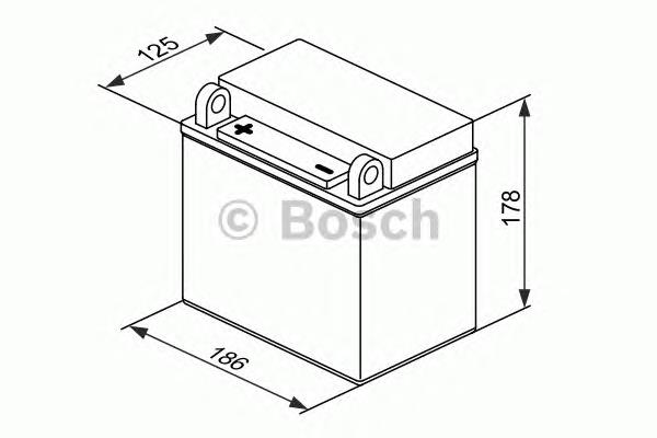 Batería de arranque 0092M4F510 Bosch