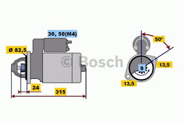 Burro de arranque  Bosch 0001362058 precio, desde 248,36 EUR