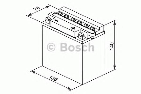 Batería de arranque 0092M4F260 Bosch
