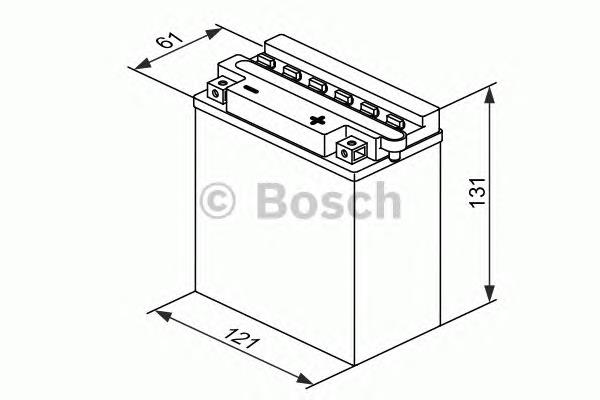 Batería de arranque 0092M4F180 Bosch