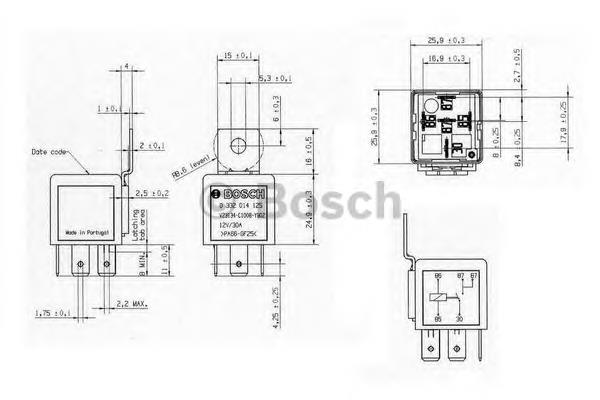 Piloto intermitente Bosch 0332014125 precio, desde 4,15 EUR