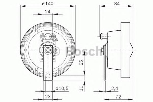 Bocina 0320223002 Bosch