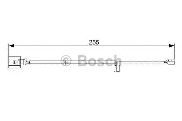 Sensor de desgaste de pastillas de freno trasero 1987473013 Bosch