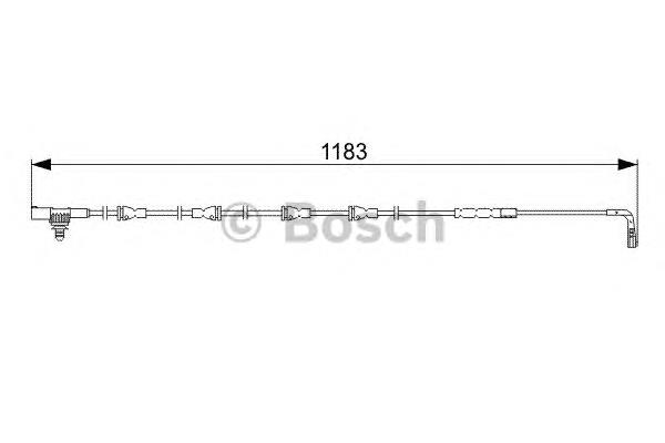 1987473031 Bosch contacto de aviso, desgaste de los frenos, trasero