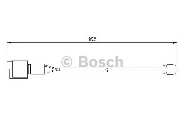 Contacto de aviso, desgaste de los frenos 1987474903 Bosch