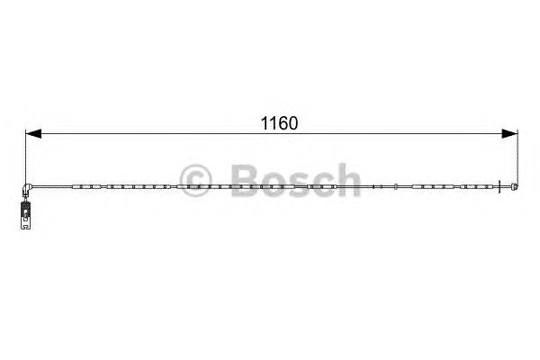 1987473048 Bosch contacto de aviso, desgaste de los frenos, trasero