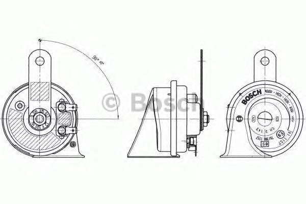 9320335013 Bosch Claxon