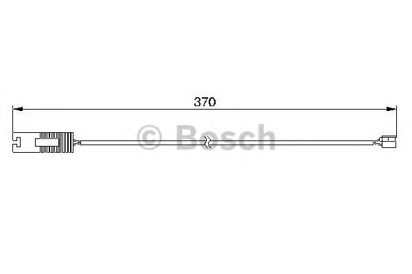 Contacto de aviso, desgaste de los frenos 1987474952 Bosch