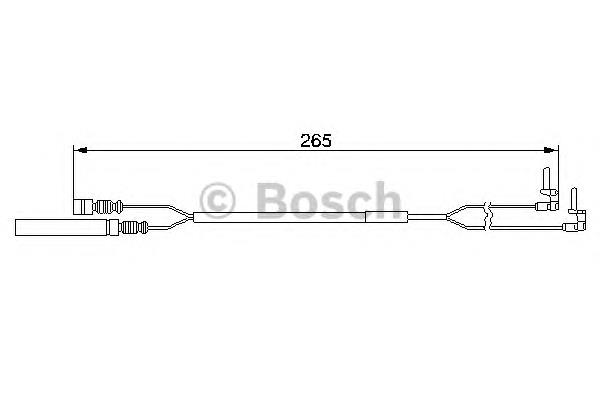 1987474967 Bosch contacto de aviso, desgaste de los frenos