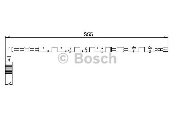 1987474959 Bosch contacto de aviso, desgaste de los frenos, trasero