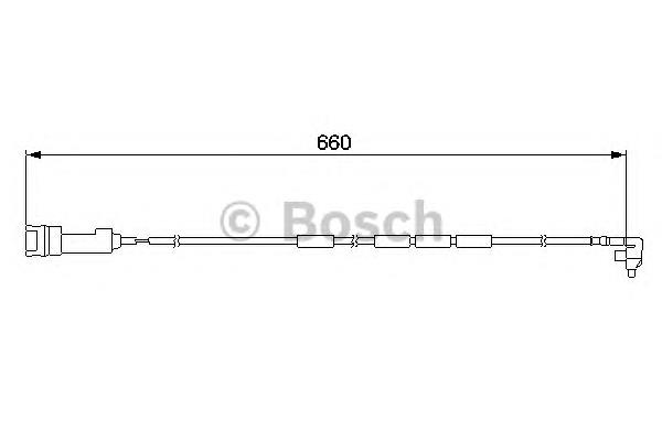 1987474908 Bosch contacto de aviso, desgaste de los frenos