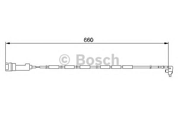 1987474907 Bosch contacto de aviso, desgaste de los frenos