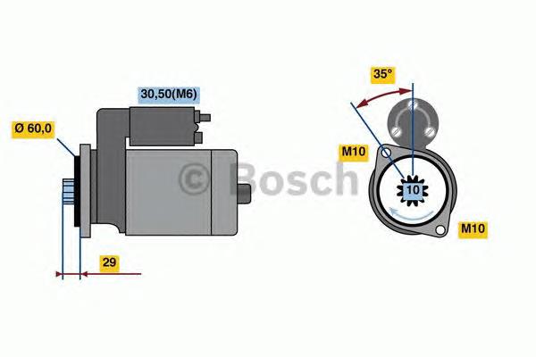 Motor de arranque 112220266 Fiat/Alfa/Lancia