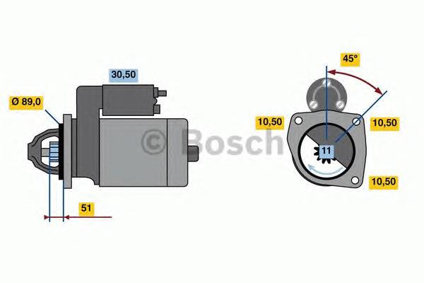 Motor de arranque 113570 Cargo