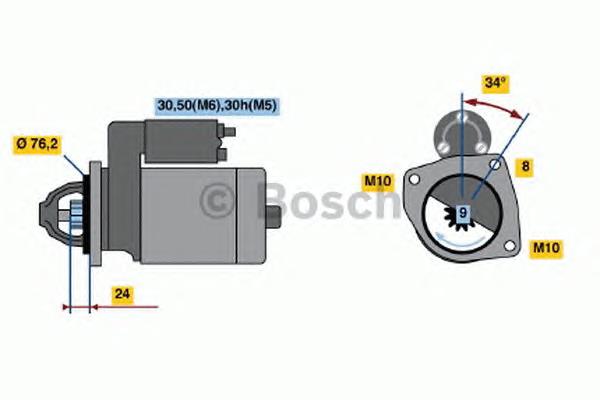 Burro de arranque  Bosch 0001107442 precio, desde 55,48 EUR