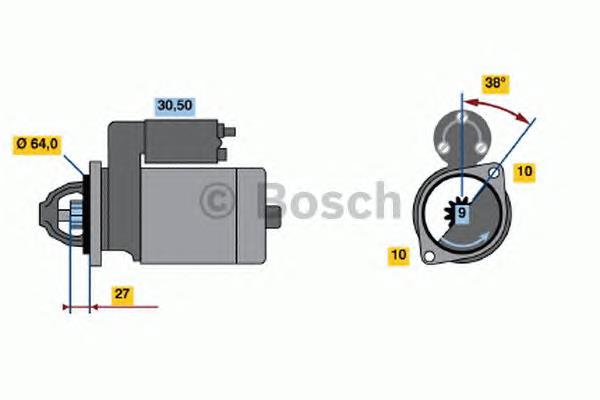0001106409 Bosch Arranque motores