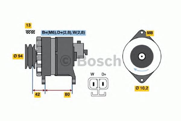 23100F3801 Nissan alternador