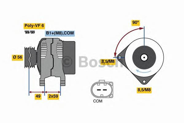 Comprar 0986081160 Bosch Dynamo
