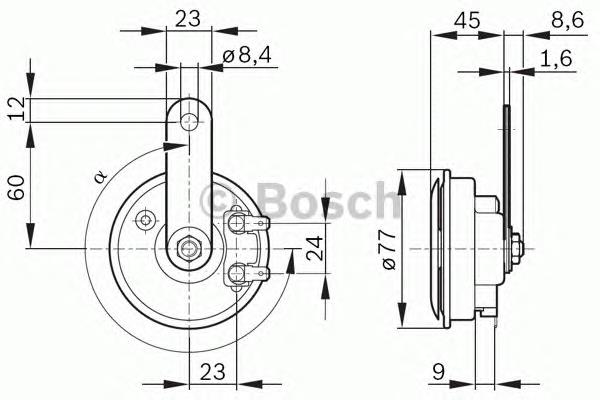 Bocina 9320332803 Bosch