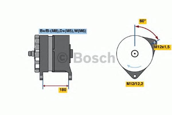 Generador Bosch 0986047160