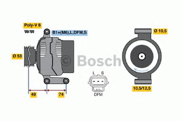 0986047260 Bosch alternador