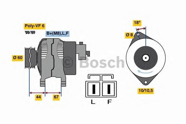 Generador Bosch 0986048320