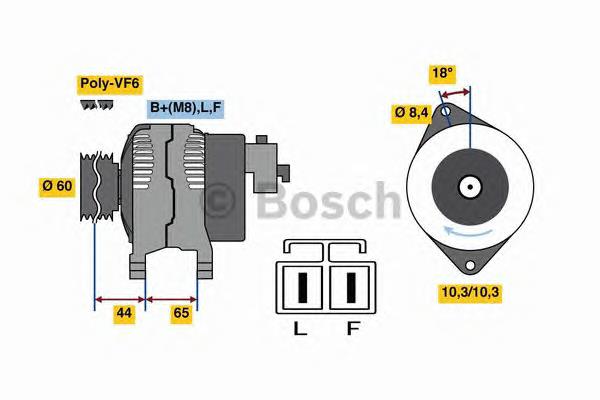Generador Bosch 0986048301