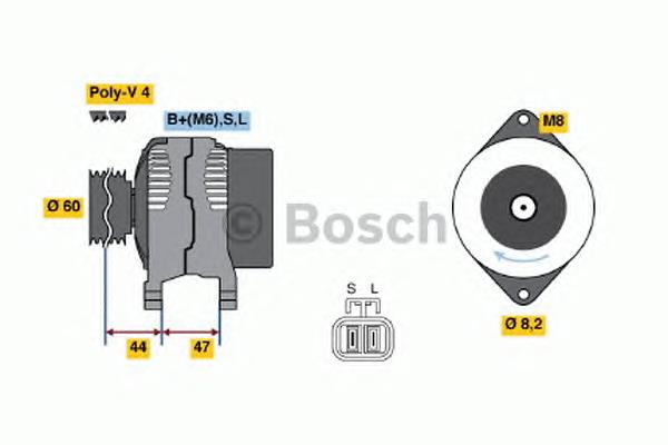 0986045941 Bosch alternador