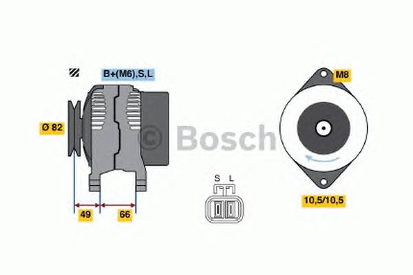 0986045531 Bosch alternador