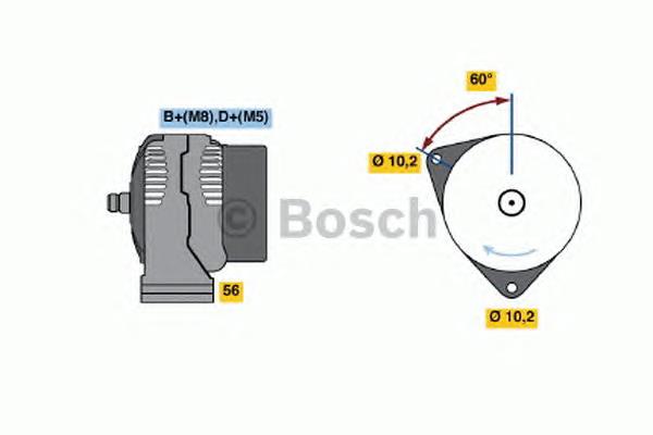 0986046030 Bosch alternador