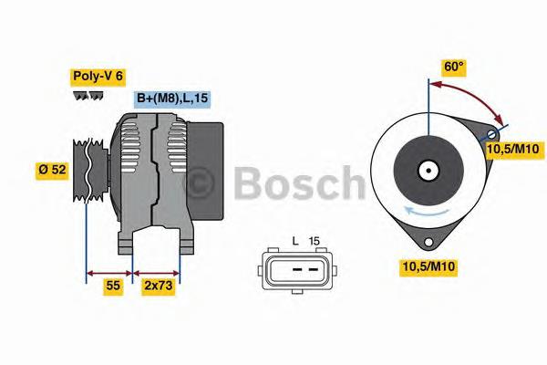 0986080920 Bosch alternador
