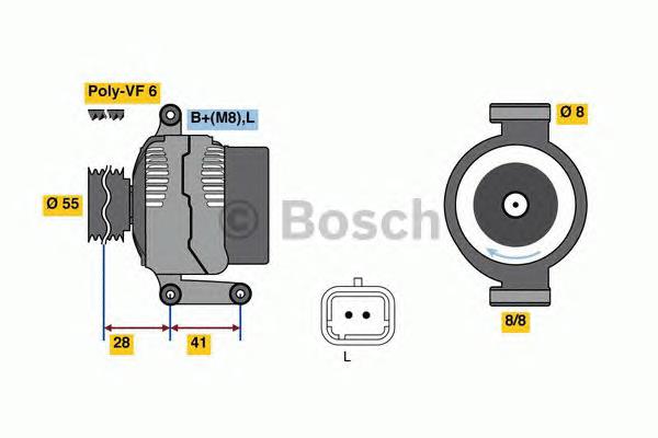 0986080930 Bosch alternador