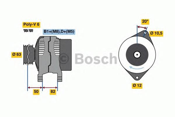 0986049420 Bosch alternador