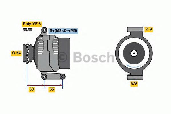 0986048771 Bosch alternador