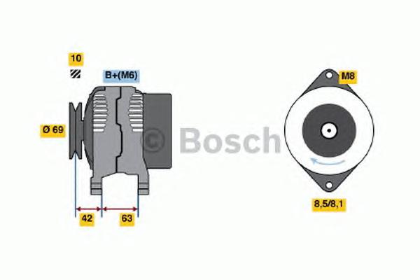 0986049051 Bosch alternador