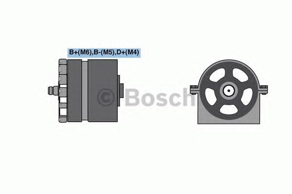 Alternador 0986080050 Bosch