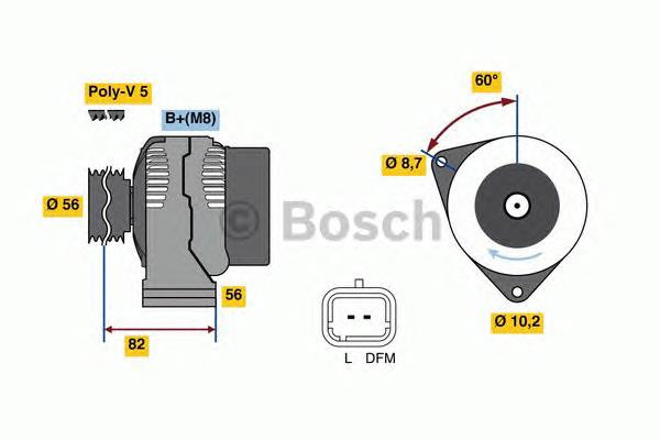 0986049910 Bosch alternador